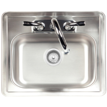 Bull Large Premium Stainless Steel Sink W/ Faucet