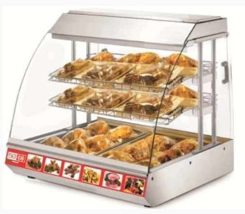Food display CB EVB 076 2R - counter top 2 tier fan blown heated display - operator service