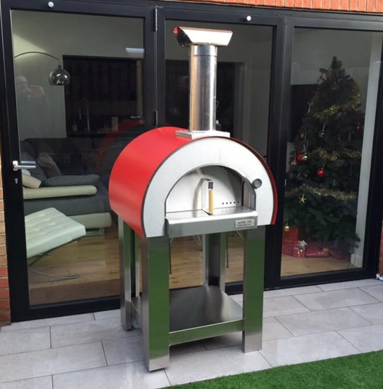 Alpha Pro Piccolo Wood-Fired Pizza Oven Bundle + Cover | Anthracite