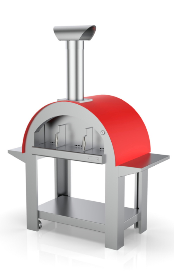 Alpha Pro Grande Wood-Fired Pizza Oven Bundle + Cover | Stainless Steel