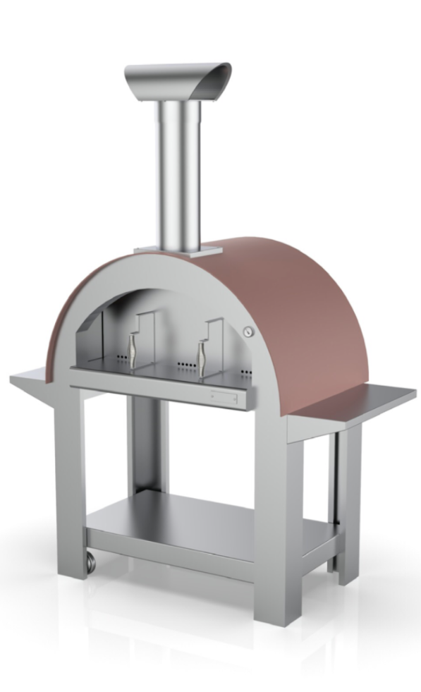 Alpha Pro Grande Wood-Fired Pizza Oven Bundle + Cover | Stainless Steel