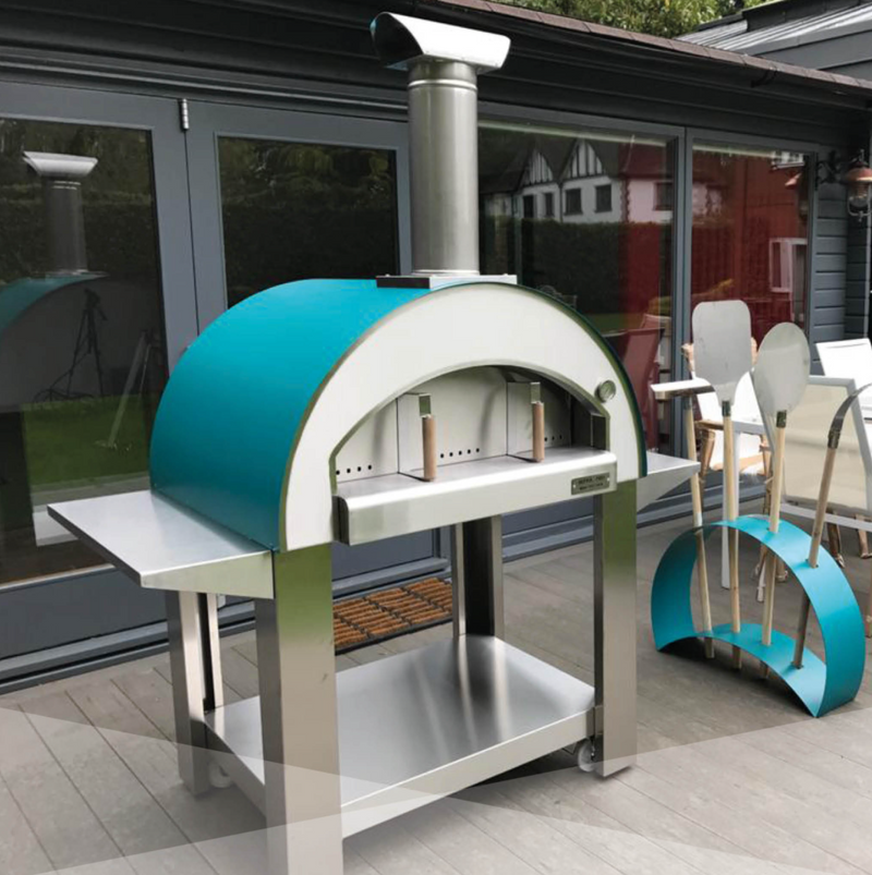 Alpha Pro Grande Wood-Fired Pizza Oven Bundle + Cover | Stainless Steel