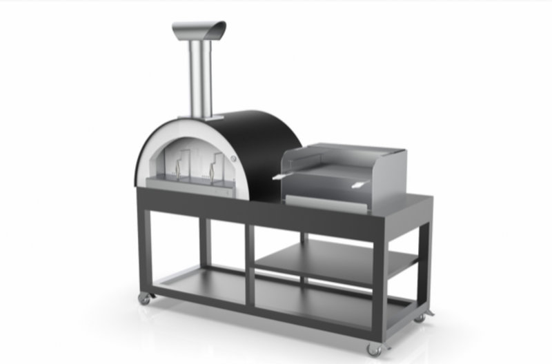 Alpha Pro Fumoso Grande Pizza Oven & Grill Set | Anthracite
