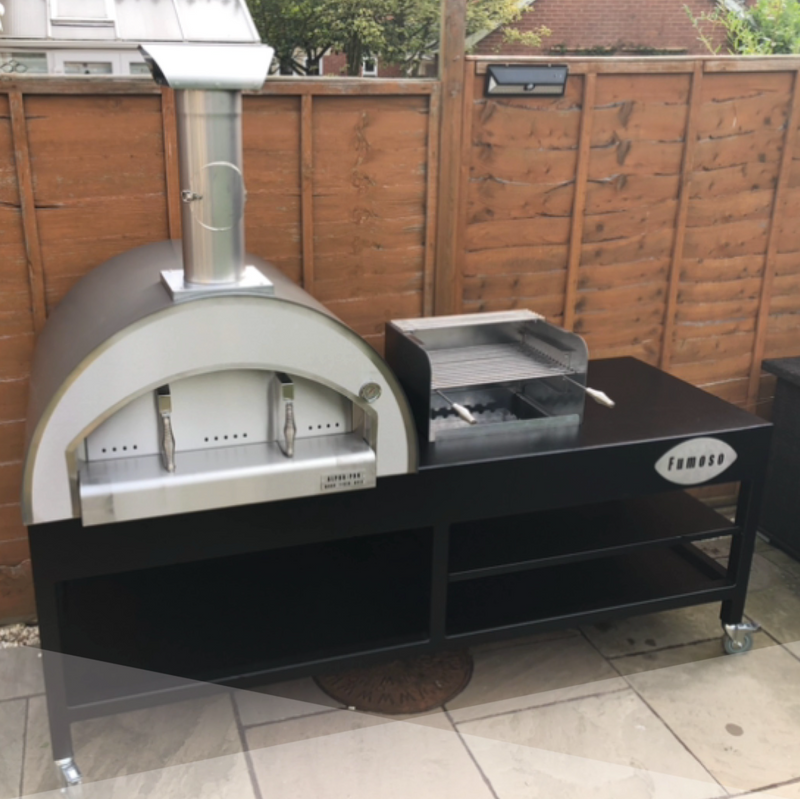 Alpha Pro Fumoso Grande Pizza Oven & Grill Set | Anthracite