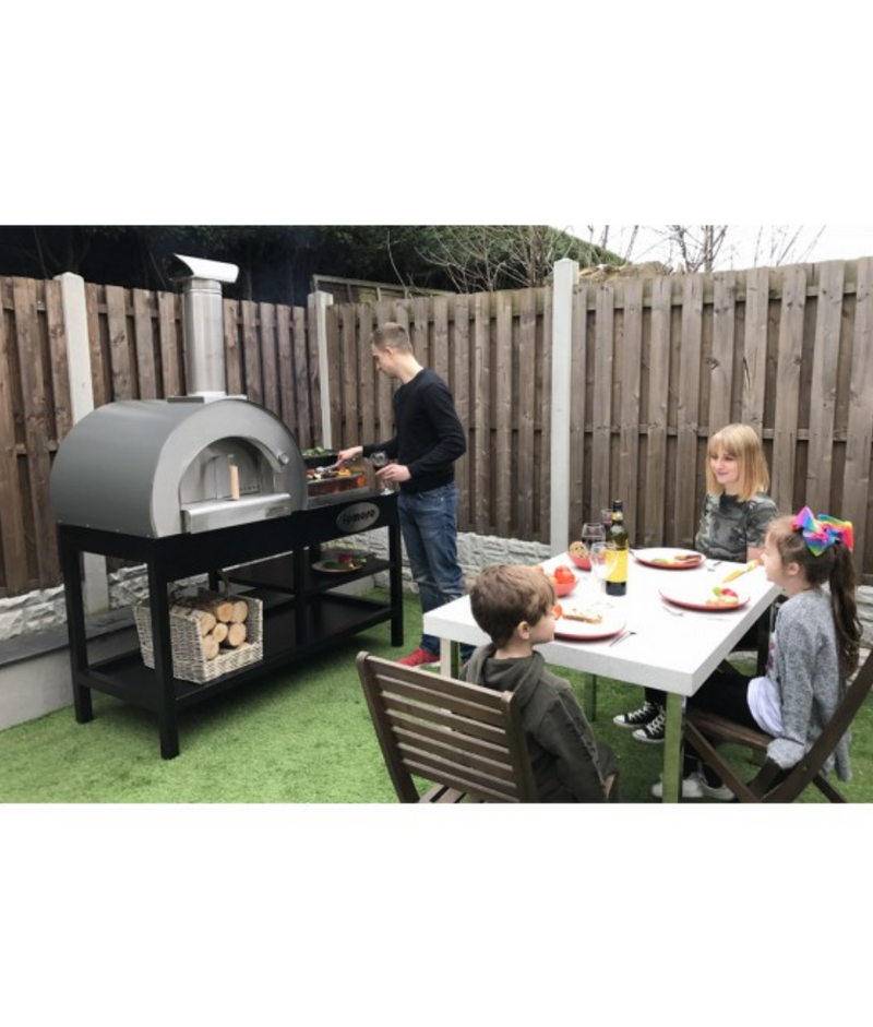 Alpha Pro Fumoso Grande Pizza Oven & Grill Set | Anthracite