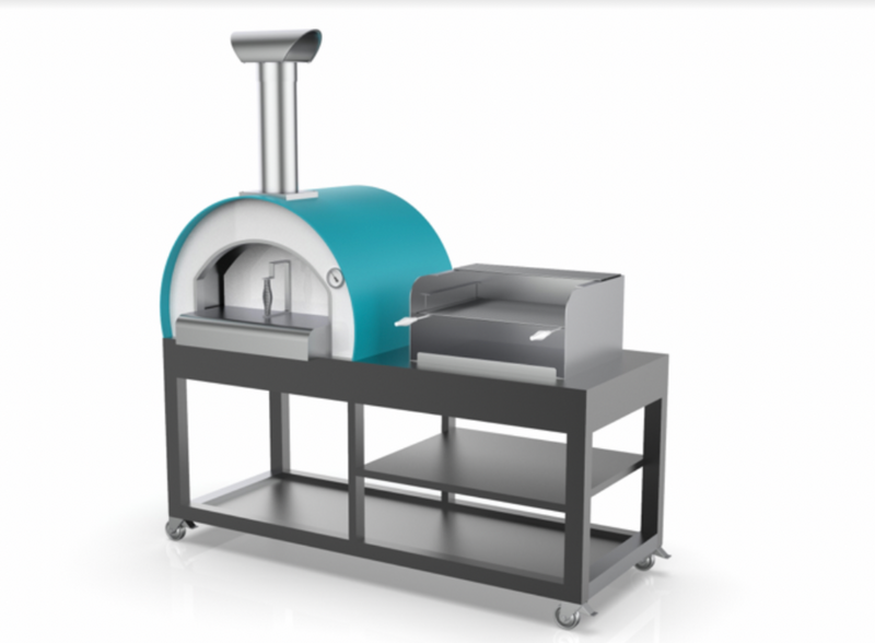 Fumoso Piccolo Pizza Oven & Grill Set- Anthracite