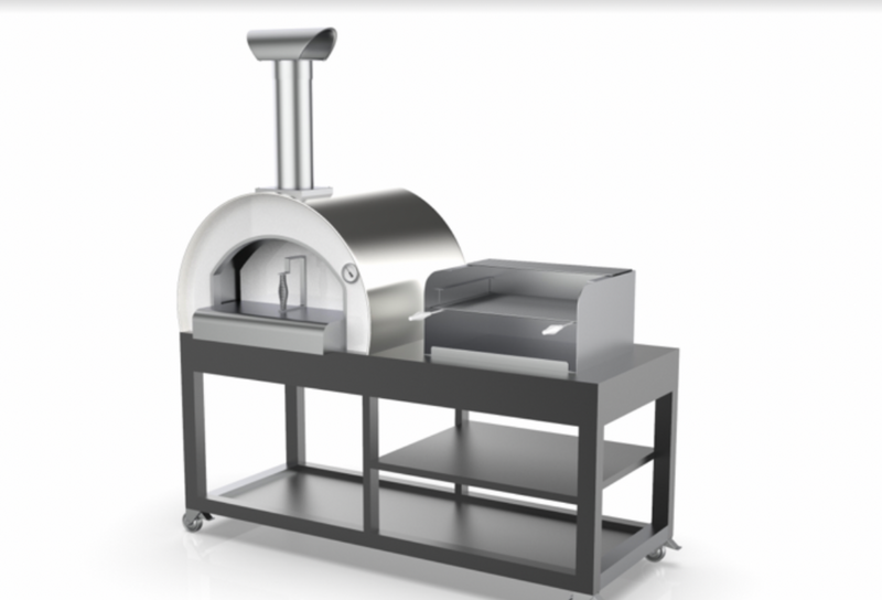 Fumoso Piccolo Pizza Oven & Grill Set- Anthracite