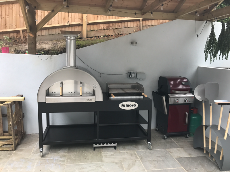 Alpha Pro Fumoso Grande Pizza Oven & Grill Set | Anthracite