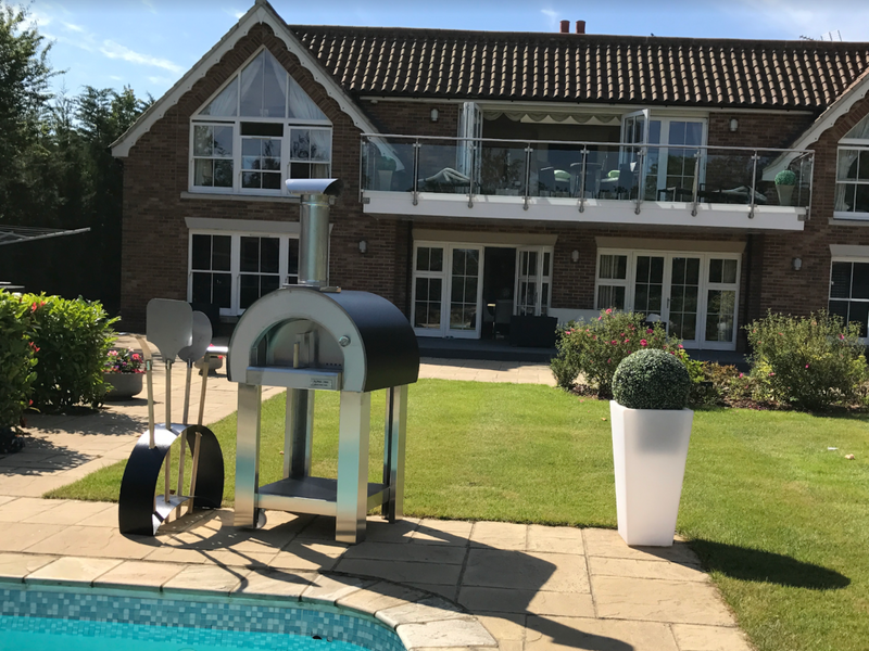 Alpha Pro Piccolo Wood-Fired Pizza Oven Bundle + Cover | Anthracite