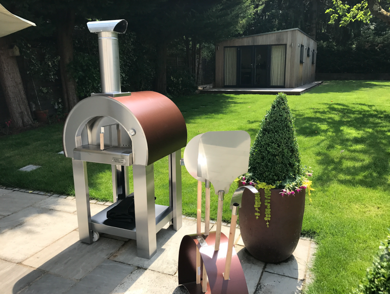 Alpha Pro Piccolo Wood-Fired Pizza Oven Bundle + Cover | Anthracite