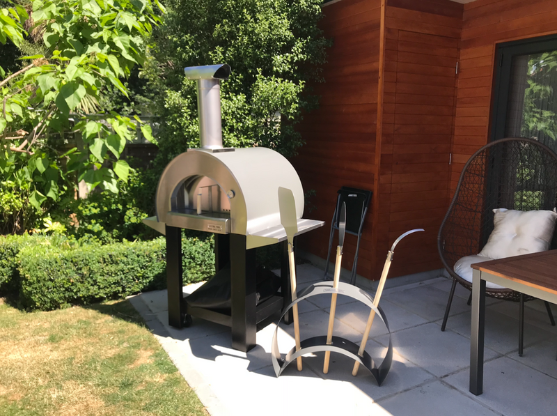 Alpha Pro Piccolo Wood-Fired Pizza Oven Bundle + Cover | Anthracite