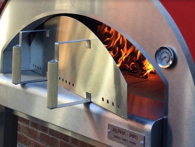 Alpha Pro Grande Wood-Fired Pizza Oven Bundle + Cover | Stainless Steel