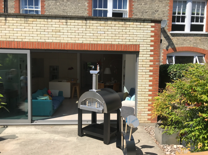 Alpha Pro Grande Wood-Fired Pizza Oven Bundle + Cover | Stainless Steel