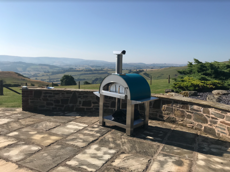 Alpha Pro Grande Wood-Fired Pizza Oven Bundle + Cover | Stainless Steel