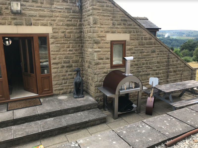 Alpha Pro Grande Wood-Fired Pizza Oven Bundle + Cover | Stainless Steel