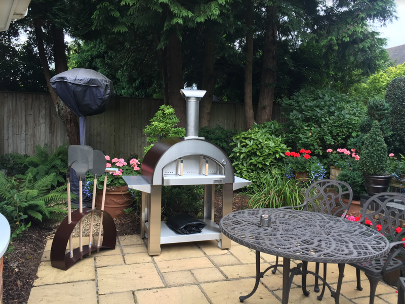Alpha Pro Grande Wood-Fired Pizza Oven Bundle + Cover | Stainless Steel