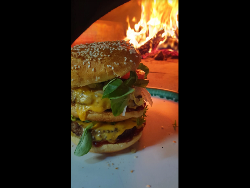 Outdoor Kitchen Grande Pizza Oven and Fridge