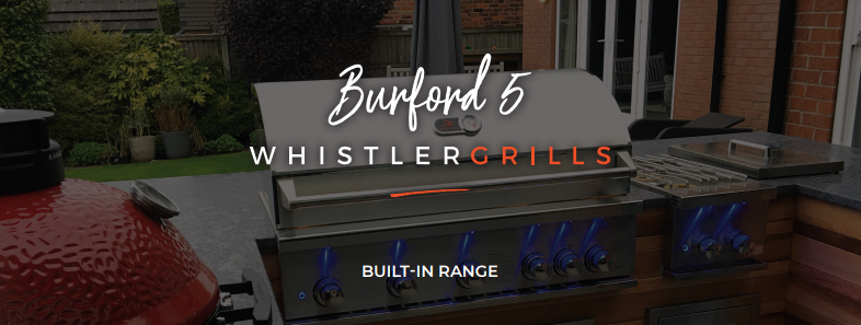 Whistler Burford 5 Gas BBQ | Rotisserie + Cover | Lifetime Warranty