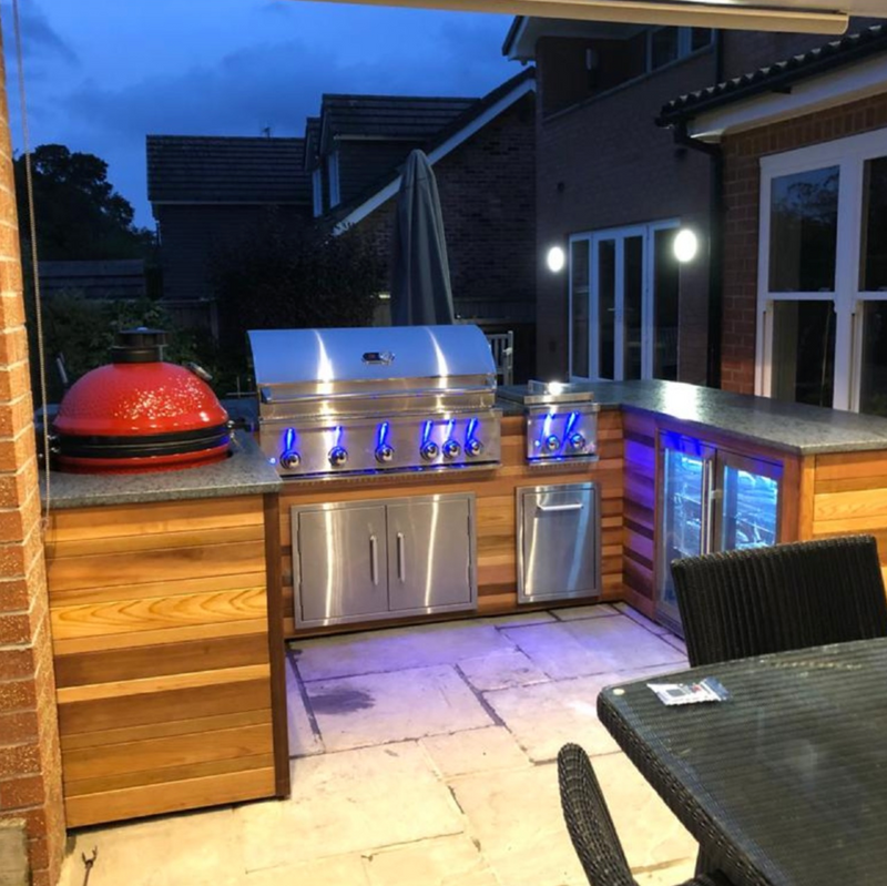 Whistler Burford 5 Burner Barbecue with Rotisserie and Weather Cover