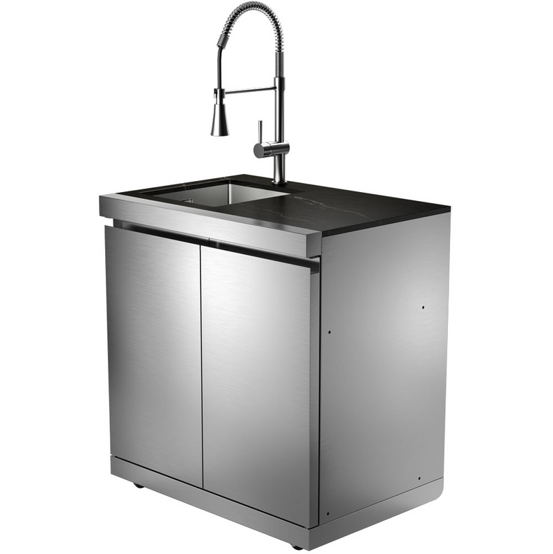 Whistler Outdoor Kitchen 6 Burner BBQ, Fridge and Sink | Newcastle | 4.9Meters