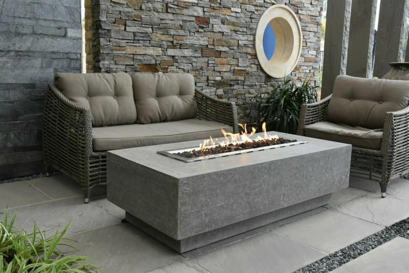 Hampton Fire pit light Gray