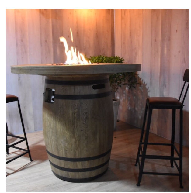 Lafite Barrel Fire Table