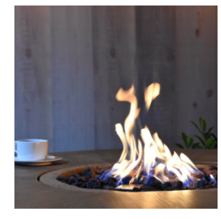 Lafite Barrel Fire Table