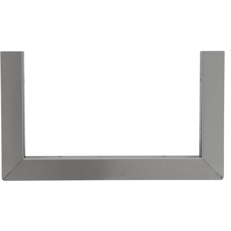 Bull 34cm Double Slide in Side Burner Finishing Frame, Stainless Steel