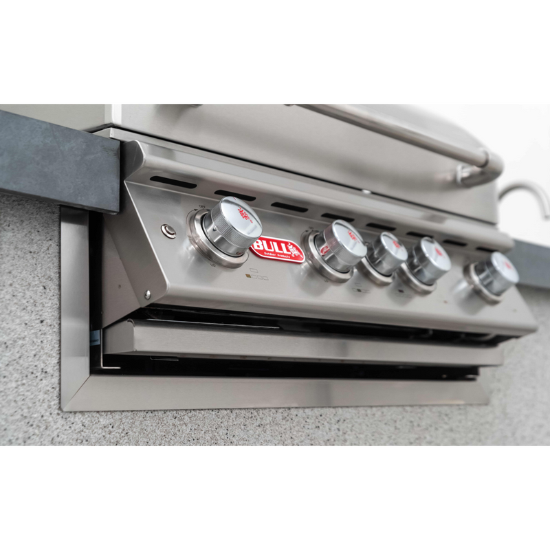 Bull 76cm Angus/Lonestar Grill Finishing Frame, Stainless Steel