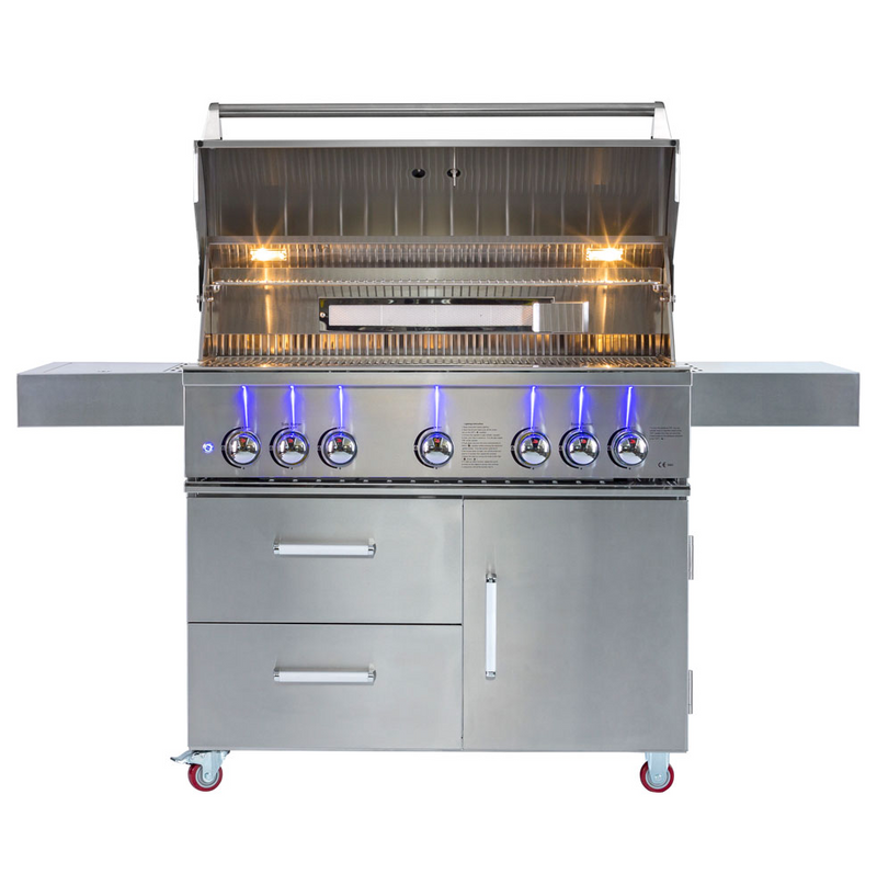 Whistler Bibury 5 Burner Barbecue with Rotisserie and Weather Cover
