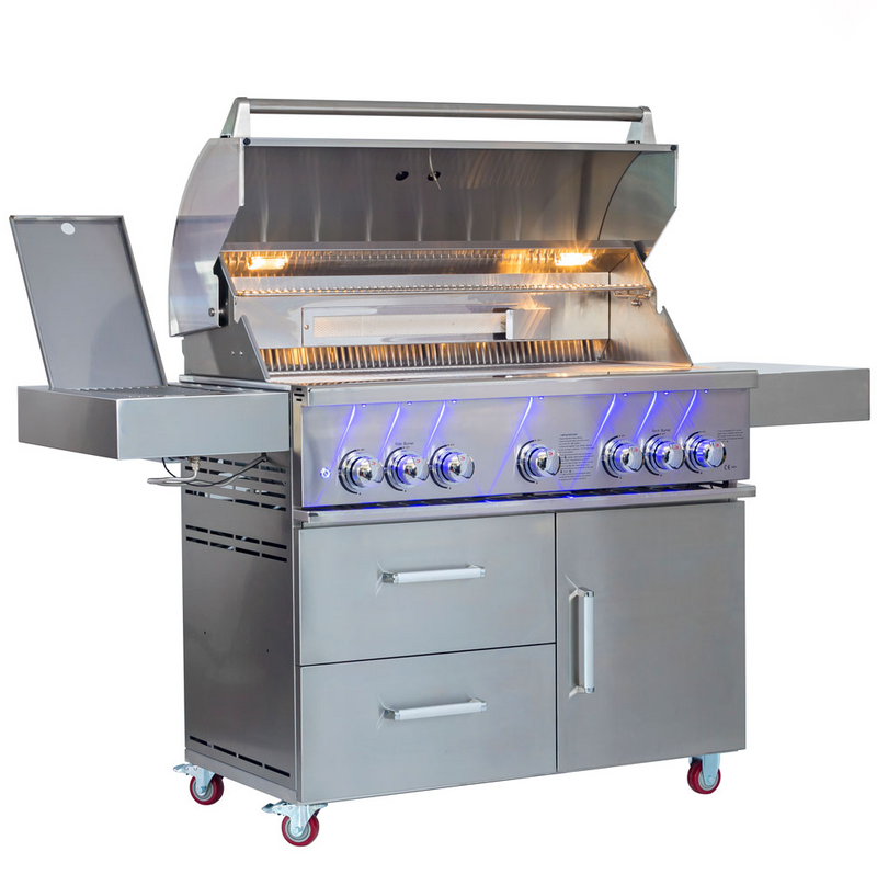 Whistler Bibury 5 Burner Barbecue with Rotisserie and Weather Cover