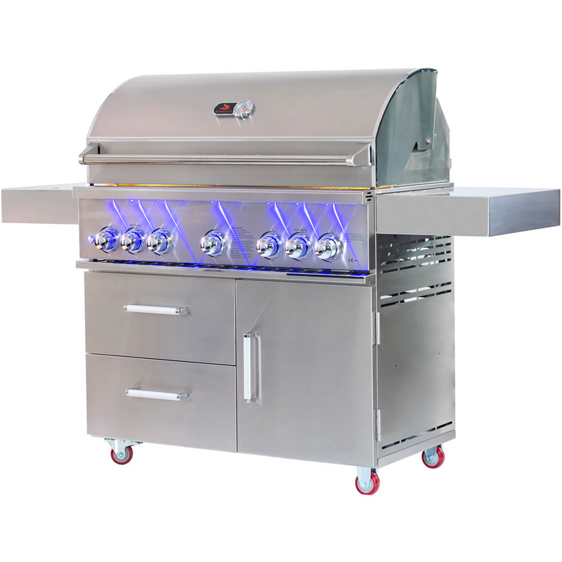 Whistler Bibury 5 Burner Barbecue with Rotisserie and Weather Cover