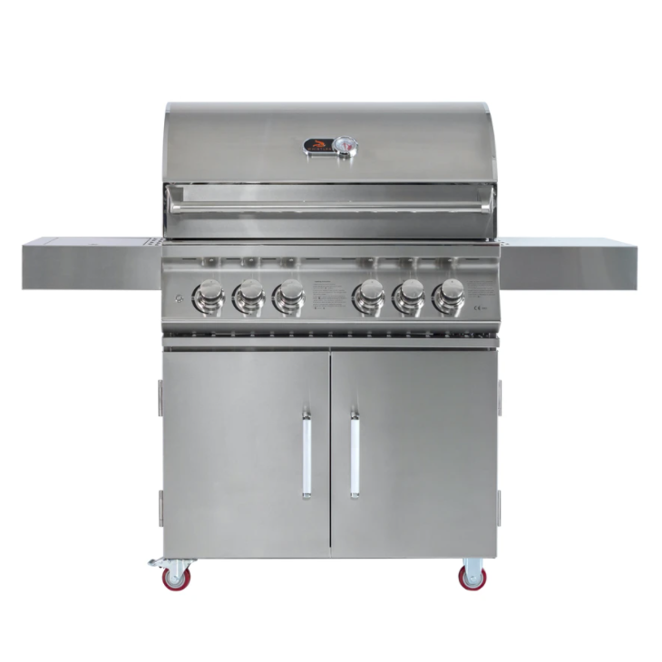 Whistler Bibury 4 Burner Barbecue with Rotisserie and Weather Cover