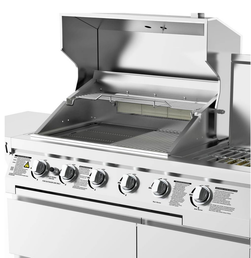 Whistler Cirencester 4 Burner Barbecue with Side Burner + Rotisserie + Cover