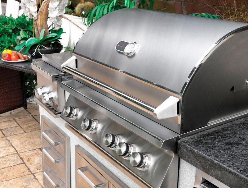 Whistler Burford 5 Burner Barbecue with Rotisserie and Weather Cover