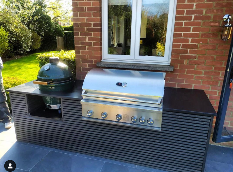 Whistler Burford 5 Burner Barbecue with Rotisserie and Weather Cover
