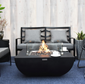 Aurora Black Fire Table