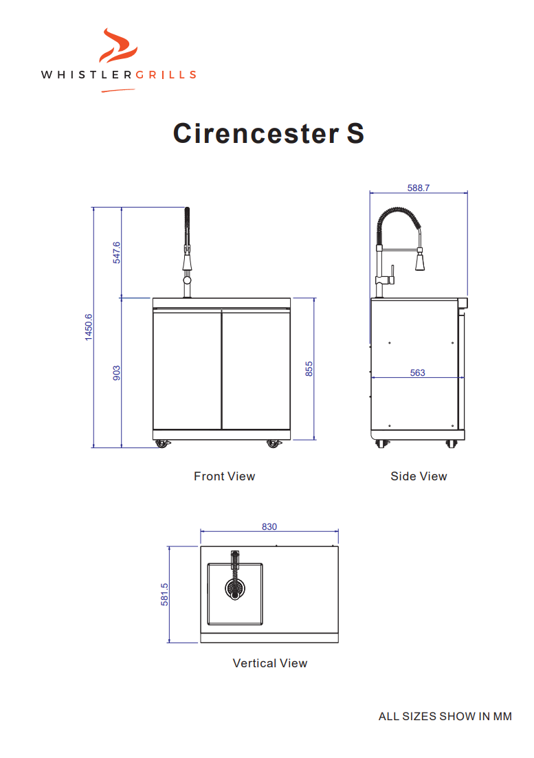 Whistler Cirencester Sink Cabinet