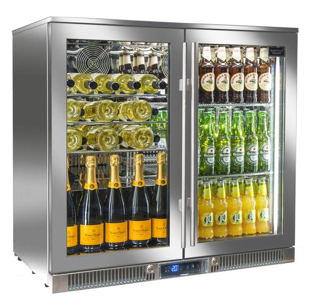 Blastcool Double Outdoor Fridge with Glass Doors