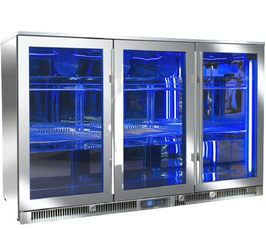 Blastcool Triple Outdoor Fridge with Glass Doors