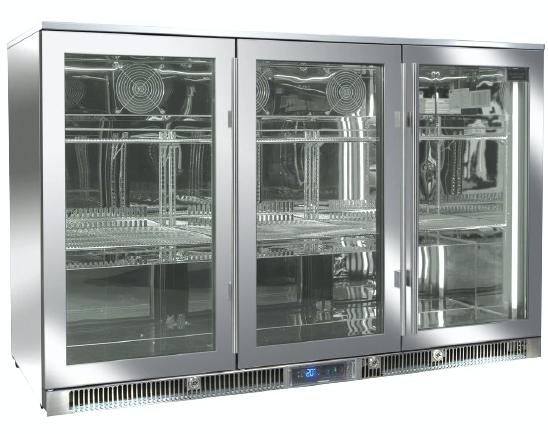 Blastcool Triple Outdoor Fridge with Glass Doors