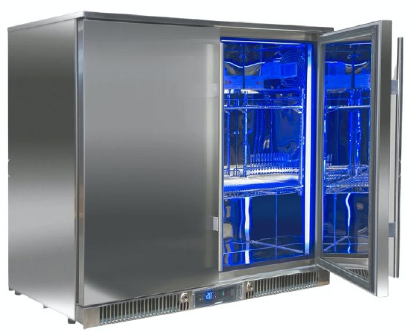 Blastcool Double Outdoor Fridge with Solid Doors
