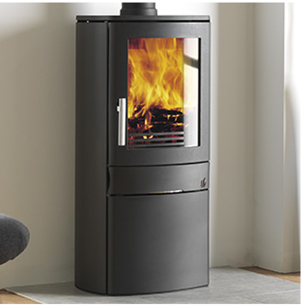 Neo 1C Eco 5Kw Wood-Burning Stove with cupboard base