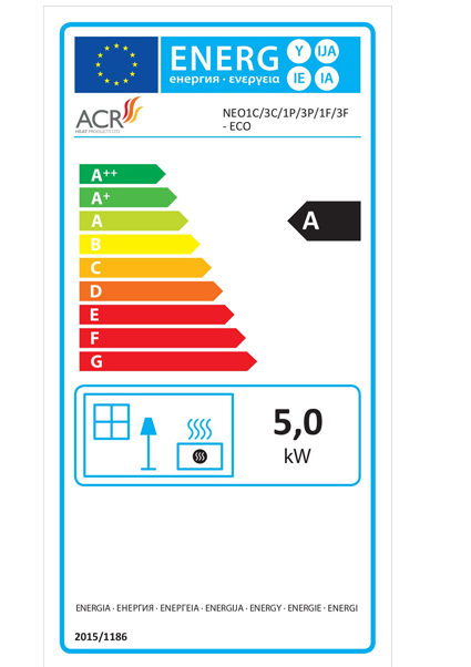 Neo 3C Eco 5Kw Wood-Burning Stove with cupboard base