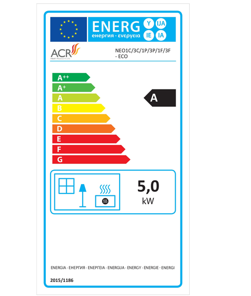 Neo 3F Eco 5Kw Wood-Burning Stove Floor standing
