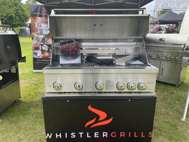 Whistler Burford 5 Burner Barbecue with Rotisserie and Weather Cover