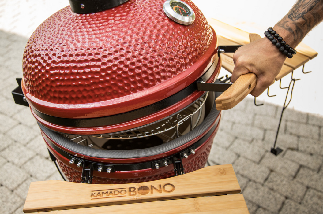 Kamado Bono Grande Ceramic Grill 23″ Red