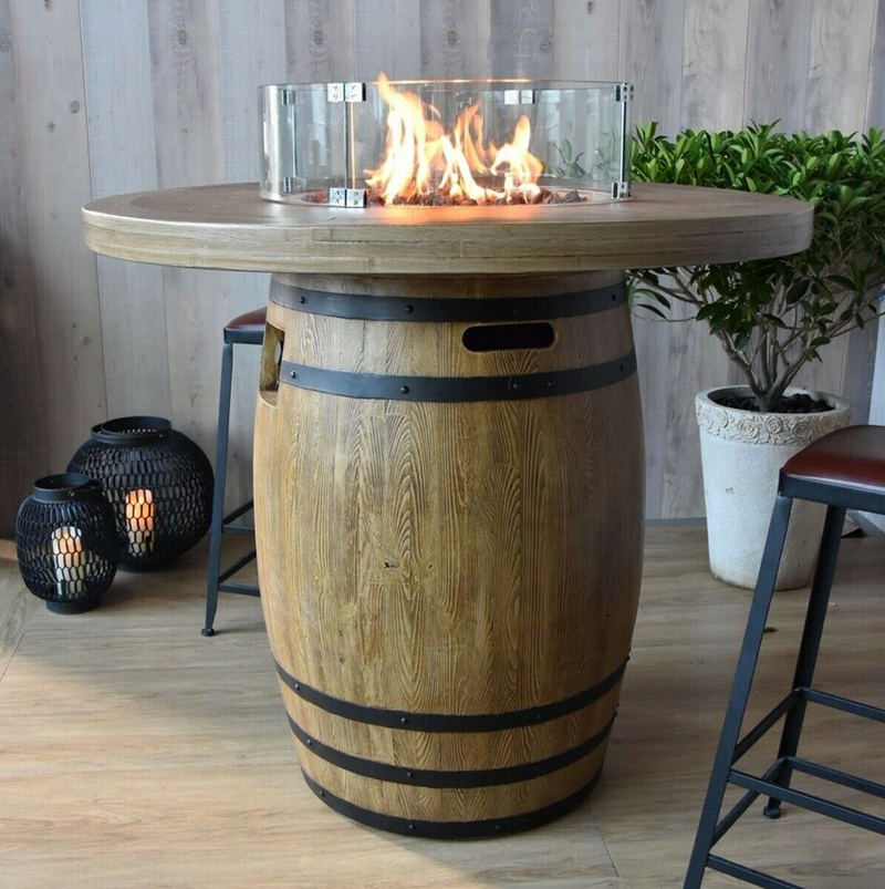 Lafite Barrel Fire Table