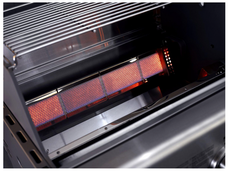 GrandPro Outdoor Kitchen with CrossRay 4 Burner BBQ, Fridge and Sink - 2.8m