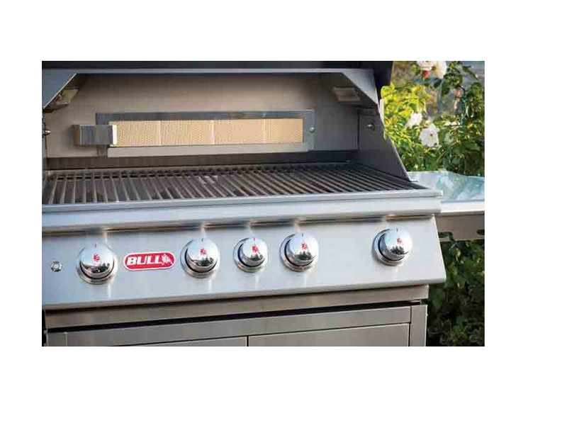 Bull Angus 4 Burner Gas BBQ Grill - Cart Stainless Steel